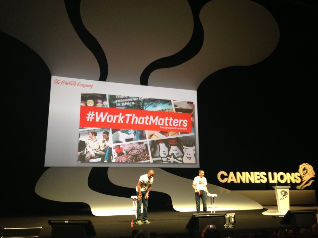 Permalink to Cannes Report – From Profit To Purpose: Marketing can change the world (Coca Cola Case) Work That Matters by The Coca Cola Company